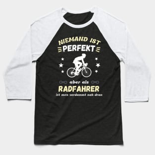 Radfahrer Humor Fahrrad Perfektion Spruch Fun Baseball T-Shirt